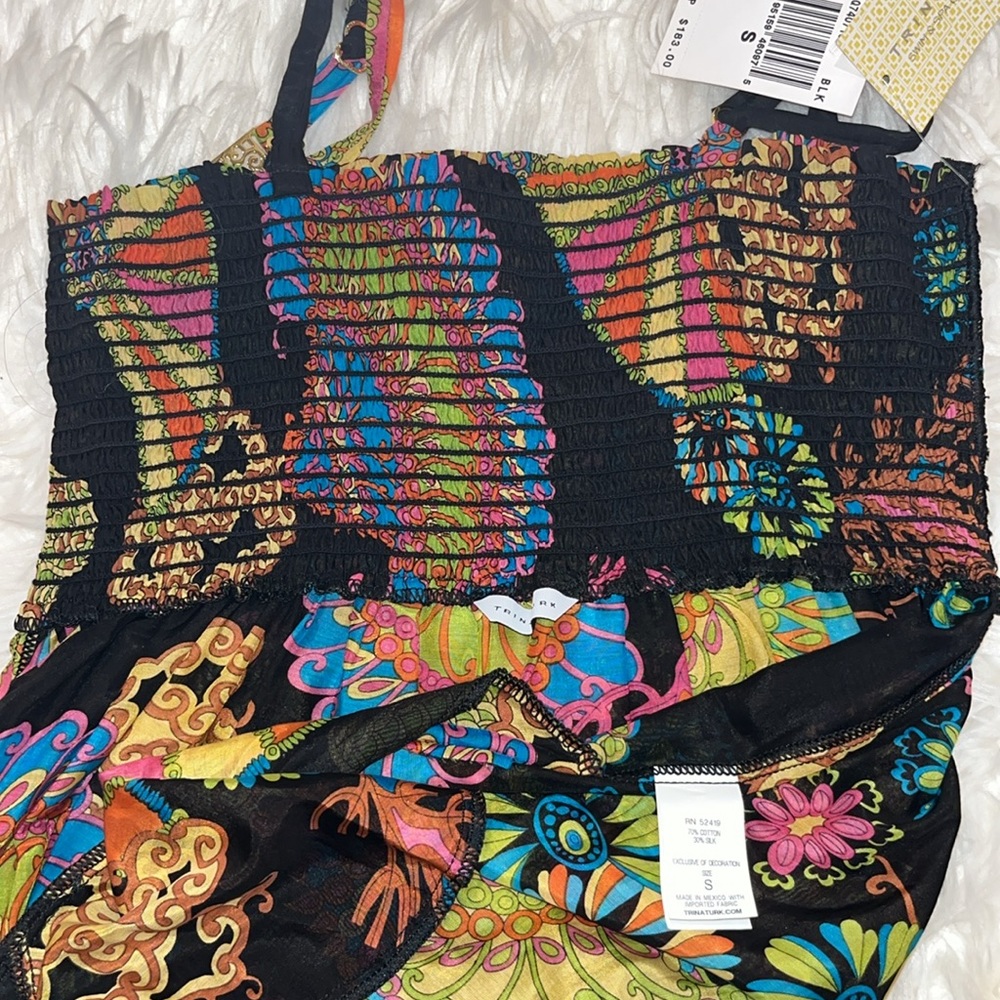 NWT Trina Turk “Casablanca“ Swim Cover-Up Maxi Dress - Picture 11 of 13